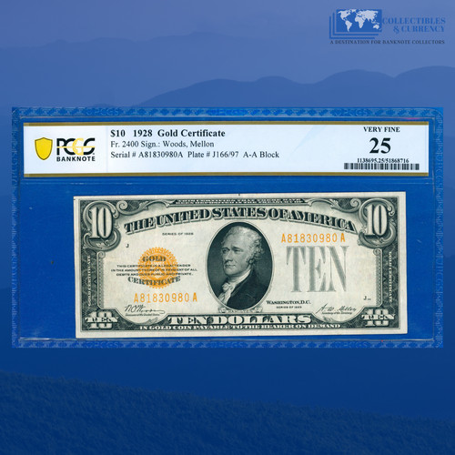 2400 1928 dieci dollari - $10,