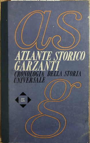 Atlante storico garzanti - atlante,