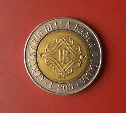 500 lire 1993 errore lunga - lire,