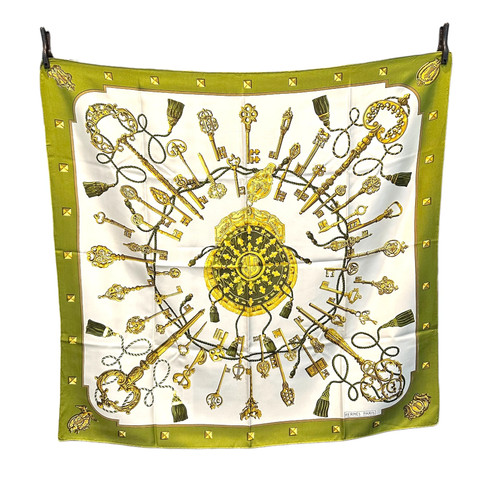 Foulard vintage seta hermes - foulard, in