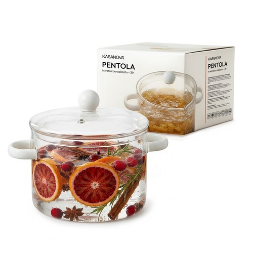 Pentola vetro borosilicato - 2,