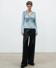 ZARA Blue Metallic Shimmer