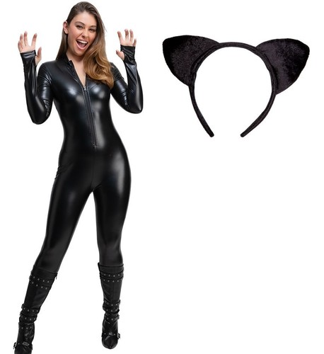 Costume gatto sexy adulto con