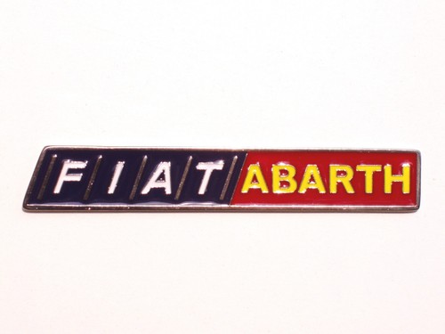 Targhetta scritta fiat abarth - fiat,