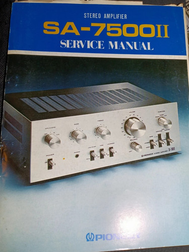 Pioneer 7500ii - pioneer, sa-7500ii