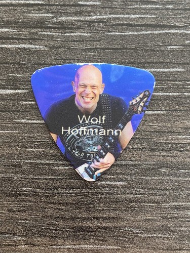 Accept guitar pick - accept, wolf