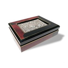 Scatola Argento e Legno