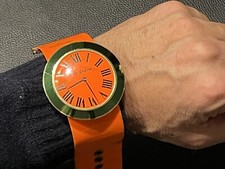 Old England Pop Era Space Age 60s 70s Wrist Watch XXL Oversize Giant Vintage