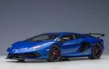AUTOart 79174 -1/18 Lamborghini Aventador SVJ (Blu Nethuns) - Nuovo