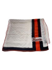 Sciarpa di seta Gucci marrone