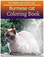 BURMESE CAT Coloring Book For Adult..., Russellar, Chri
