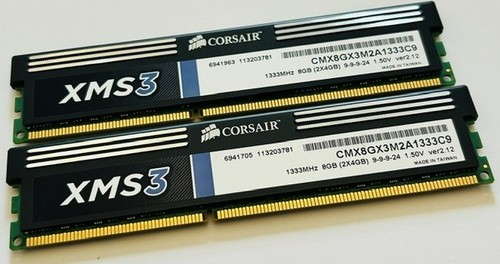 Corsair xms3 - 8, (2x4