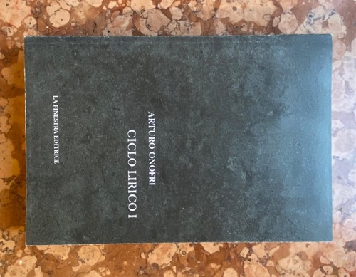 Arturo onofri cilo lirico - onofri, i