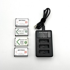 Caricabatteria e 4 Batterie