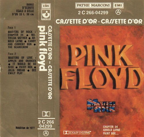 Pink floyd cassette - pink,