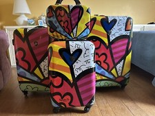 set valigie rigide + Beauty Romero Britto X Heys