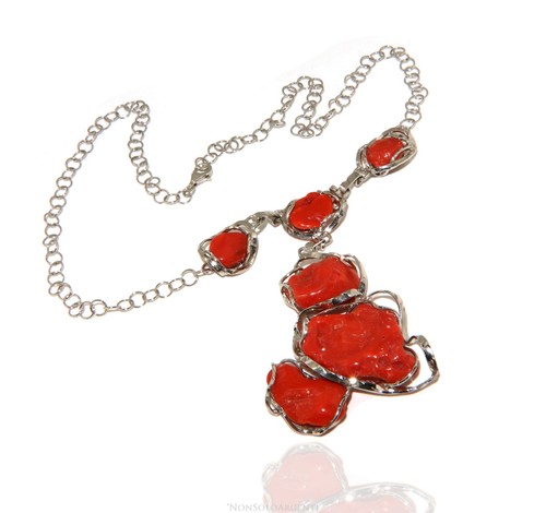 Argento 925 corallo - argento,