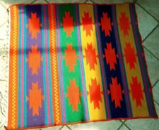 Tappeto Stuoia etnica KILIM 100% cotone fatto a mano 130x125 cm geometrico 