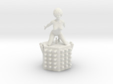 UNA FIGURA DA FANCIULLA BAR LATTE GRANDE ARANCIONE ALEX 