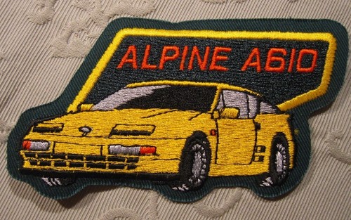 Alpine a610 aufnäher - alpine,