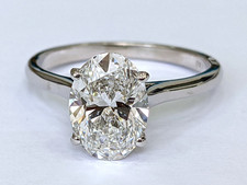 Anello solitario con diamante da ct. 2,05 certificato IGI