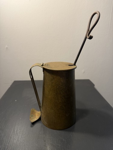 Lattina torcia olio - , ottone