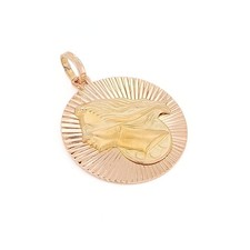 Ciondolo Dea Bendata Oro Giallo 18kt  - Oro Rigenerato