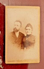 foto d'epoca cartonata uomo e