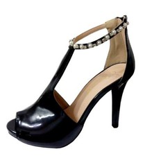 Scarpe - Sandali Decollete - Donna - Nero Lucido - SKK-11 I.23488