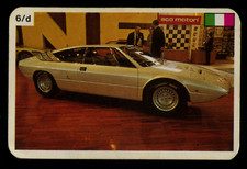 Lamborghini Urraco P 250 Kwartet card/Quartet card/carta da gioco Trading Card