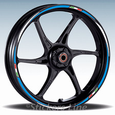 Adesivi ruote moto strisce cerchi per Triumph TIGER 1050 Racing3 wheel