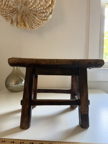 Antico sgabello legno - ​antico,