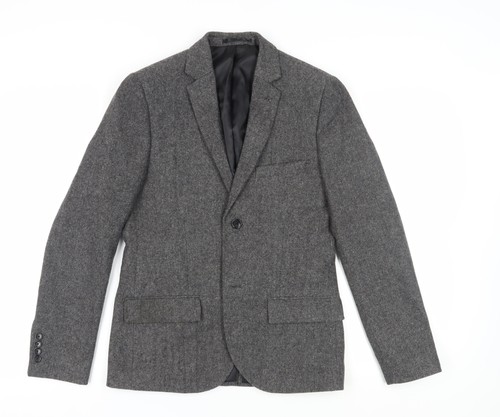 Blazer uomo tweed grigio - blazer,