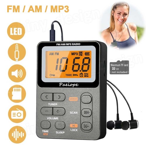 Radio portatile fm - radio,