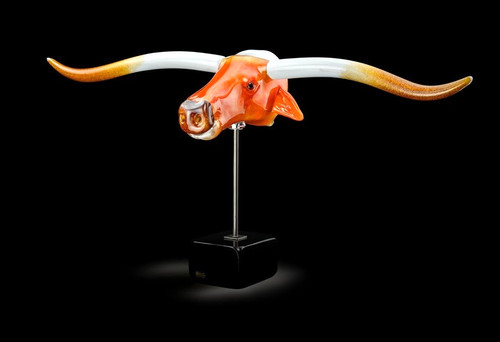 Scultura testa toro - di,
