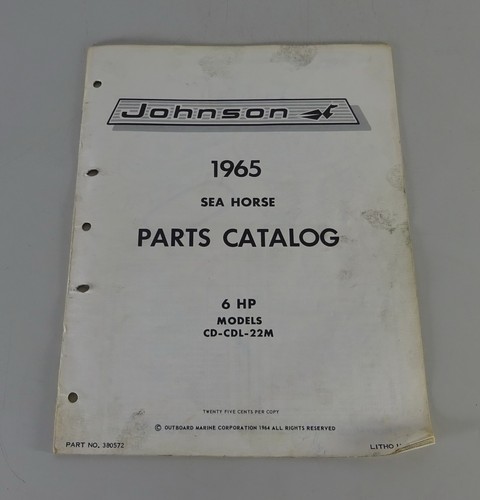Catalogo ricambi omc johnson - ricambi,