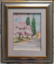 Quadro Dipinto Arte Figurativa Graziella Betteghella 27 x 37 cm Sardegna