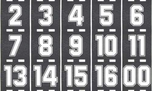 Numeri per maglia calcio - maglia,