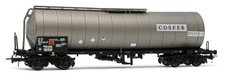 RIVAROSSI HRS6515 Carro cisterna Zaes FS Cosfer, livrea alluminio