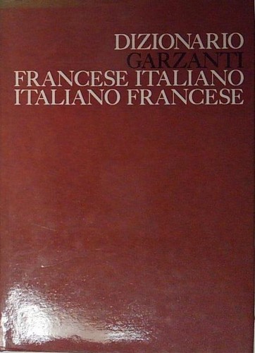 Dizionario garzanti francese - dizionario,