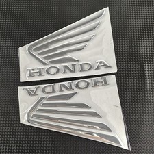 Adesivi 3D Moto Argento Honda