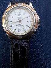 Dom Baiz Orologio Uomo cinturino in pelle. Manca la batteria.