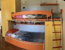 CAMERETTA 2 LETTI A SOPPALCO +
