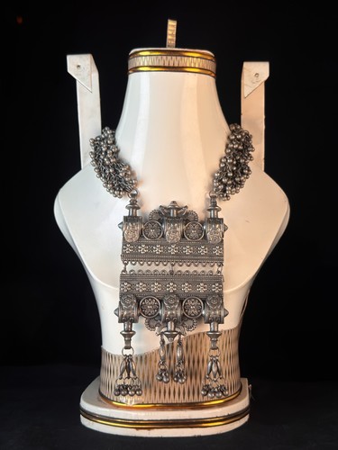 Collana etnica tribale argento - collana,
