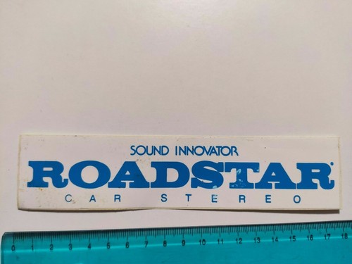 Adesivo roadstar sound car - roadstar,