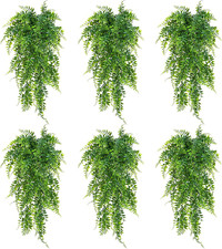 6 Pezzi Piante Artificiali Sospese, Piante Rampicanti Finte, 90Cm Piante Cadenti