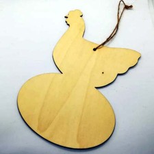 Sagome di legno grezzo da