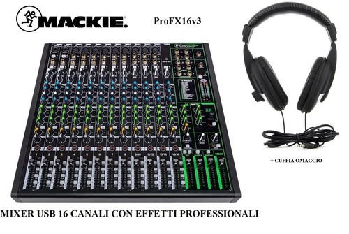 Mackie profx16v3 mixer - mackie,