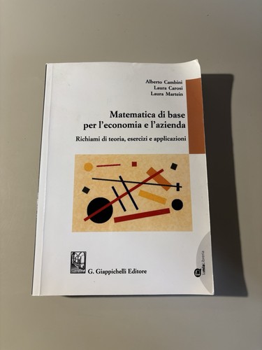 Matematica base per - matematica, di