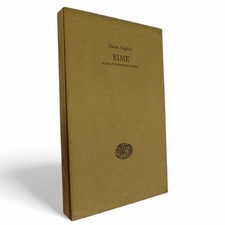 EINAUDI DANTE ALIGHIERI - RIME - G. CONTINI - 827 DI 4290 1965